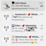 Screenshot Signal-Kundengruppen